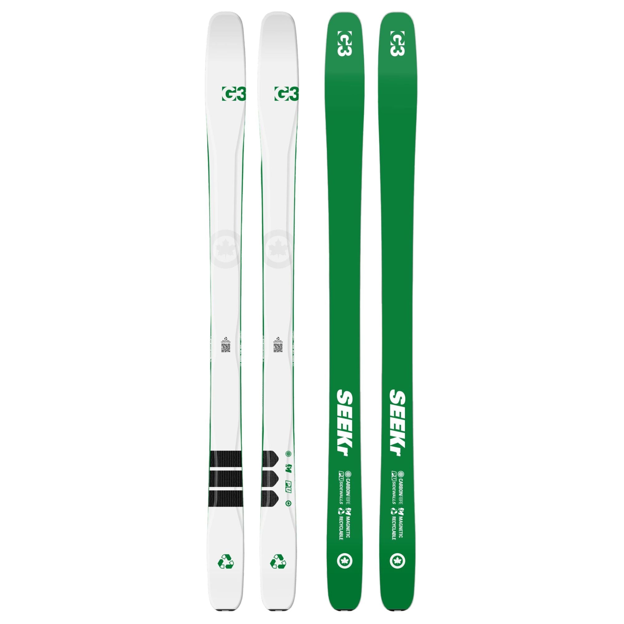 SEEKr R3 100 Recyclable Skis - G3 Store Canada – G3 Store USA