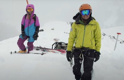 How to Make a Snow Bollard Anchor - Ski Mountaineering Tips